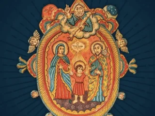 A Colorful Religious Painting