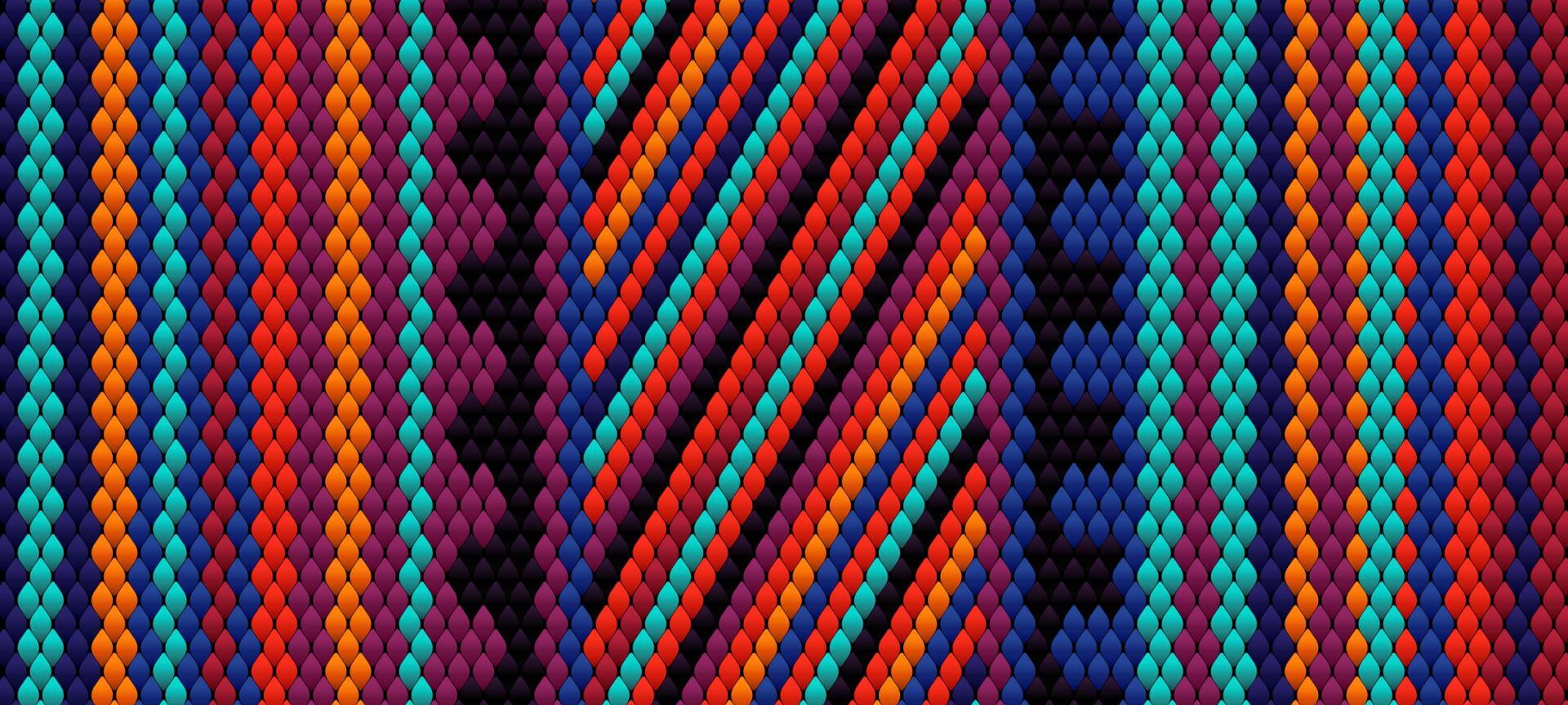 Colorful geometric pattern with diagonal stripes design