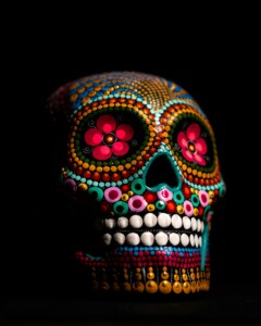Dia de los Muertos sugar skull.
