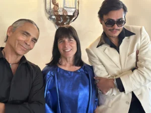 Jenny Kimball with Zahn McClarnon and Kiowa Gordon