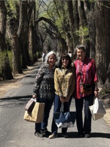 La Fonda team at the entrance to Los Poblanos.