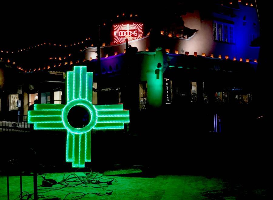 New Year's Eve on the Santa Fe Plaza.