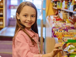 Child at Candy Shop