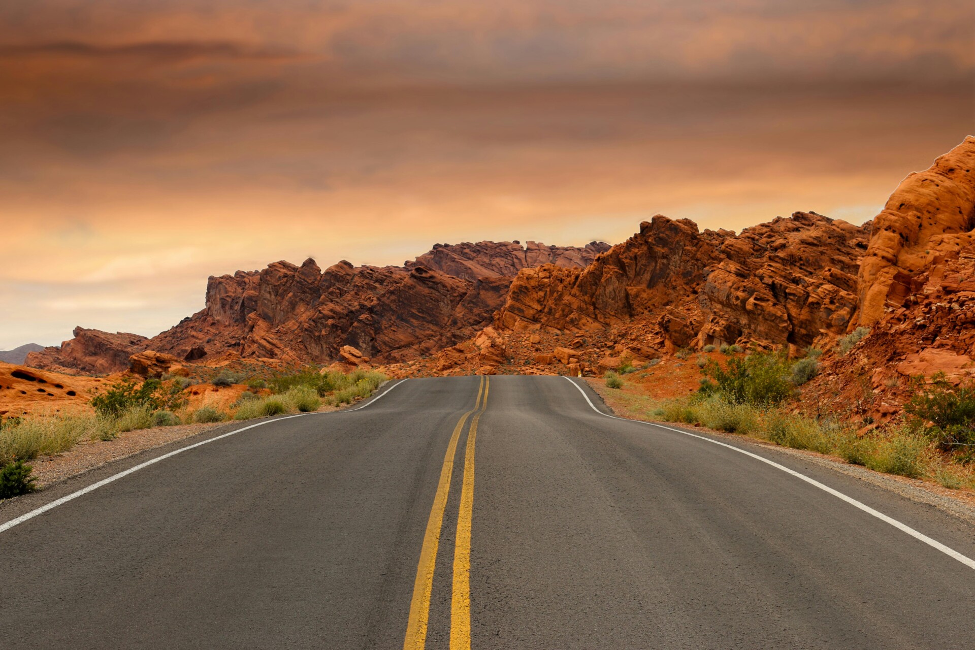road in the desert