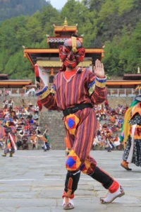 Indigenous dancer.