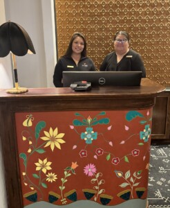 photo of La Fonda front desk agents.